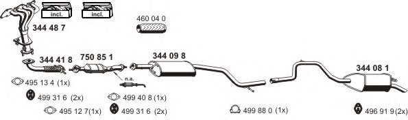 ERNST 030292 Exhaust System